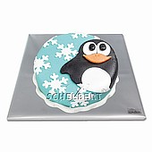 Pinguin-Torte rund
